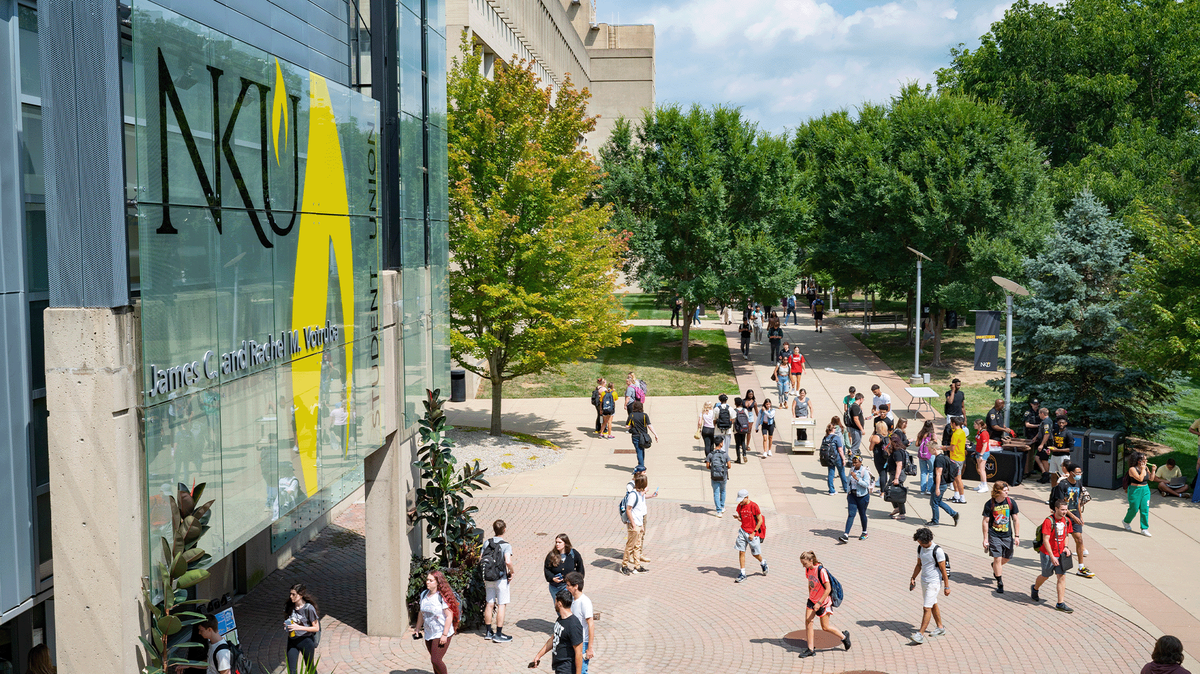 The Northern Kentucky University campus at the start of the fall 2022 semester.