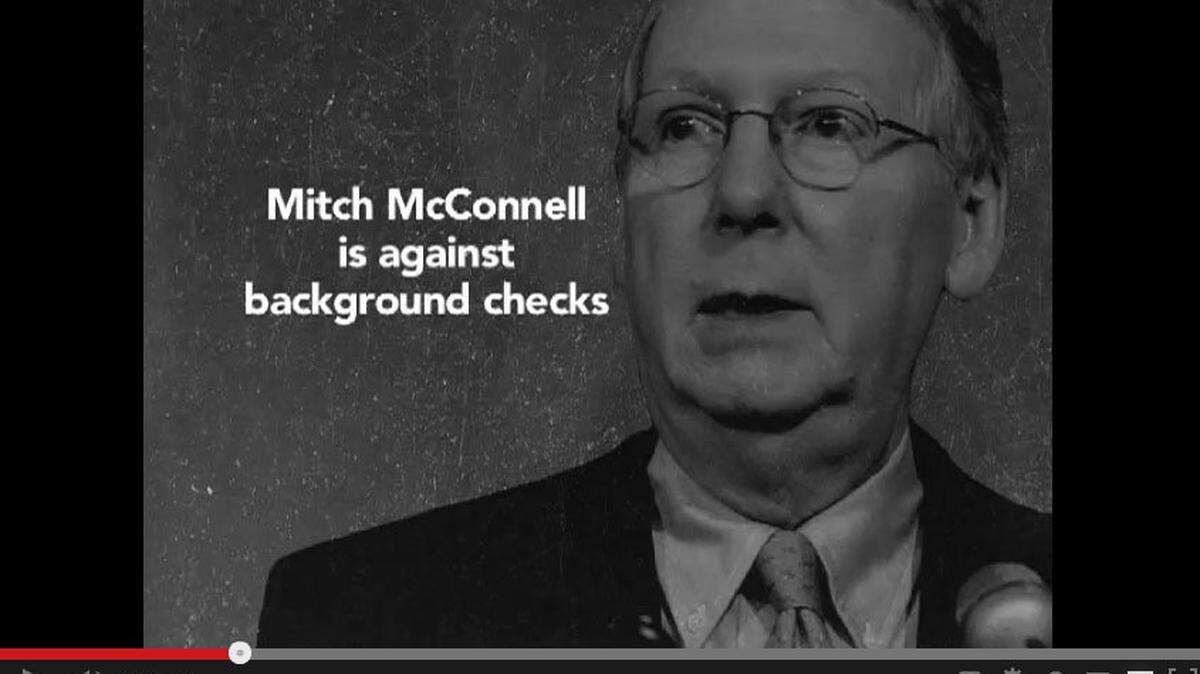 Image from the ad from Americans United for Change