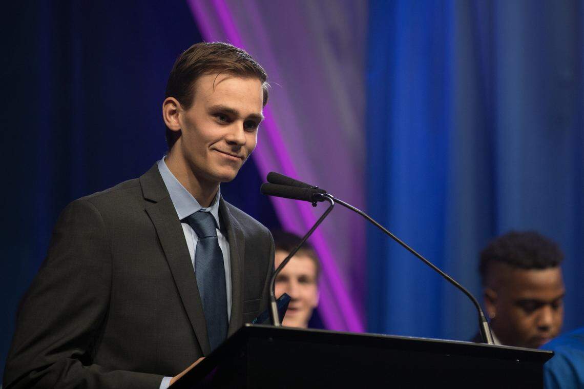 Henrik Larsen won individual and team national championships in rifle during his one season at Kentucky before turning pro.