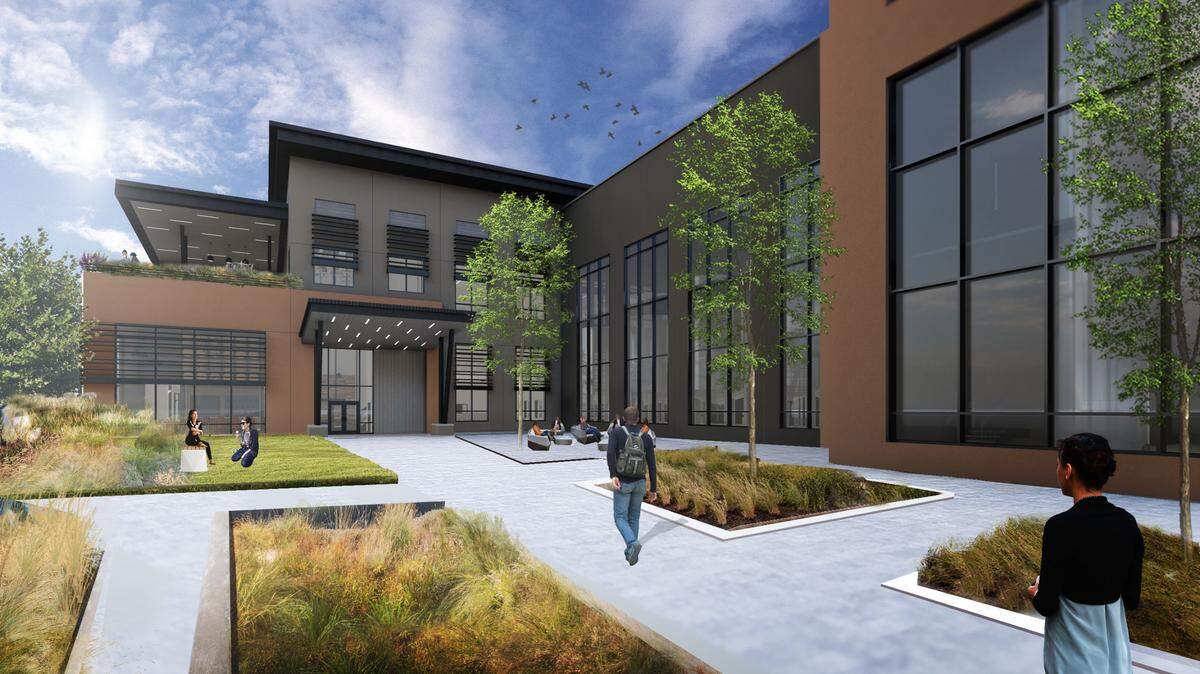 A rendering of the Kentucky distillery that Pernod Ricard plans to build in Marion County to make its Jefferson’s Bourbon.