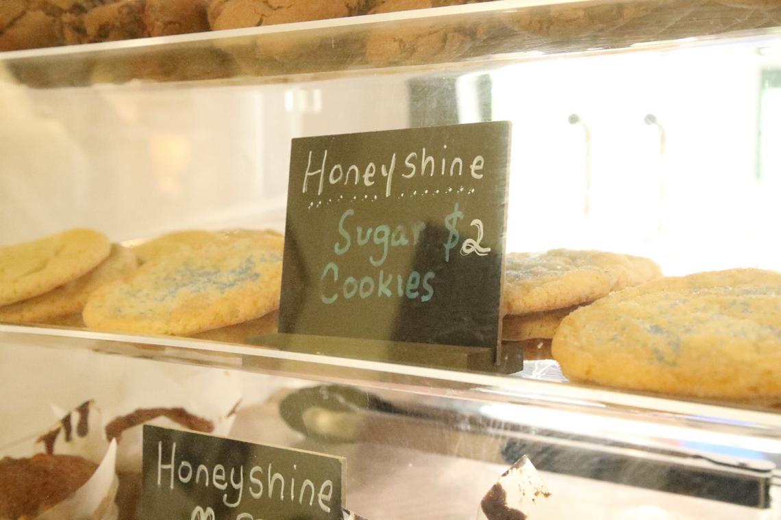 Honey Shine sugar cookies are among many sweet treats available at Wilson’s Grocery on May 23, 2024, in Lexington, Ky.