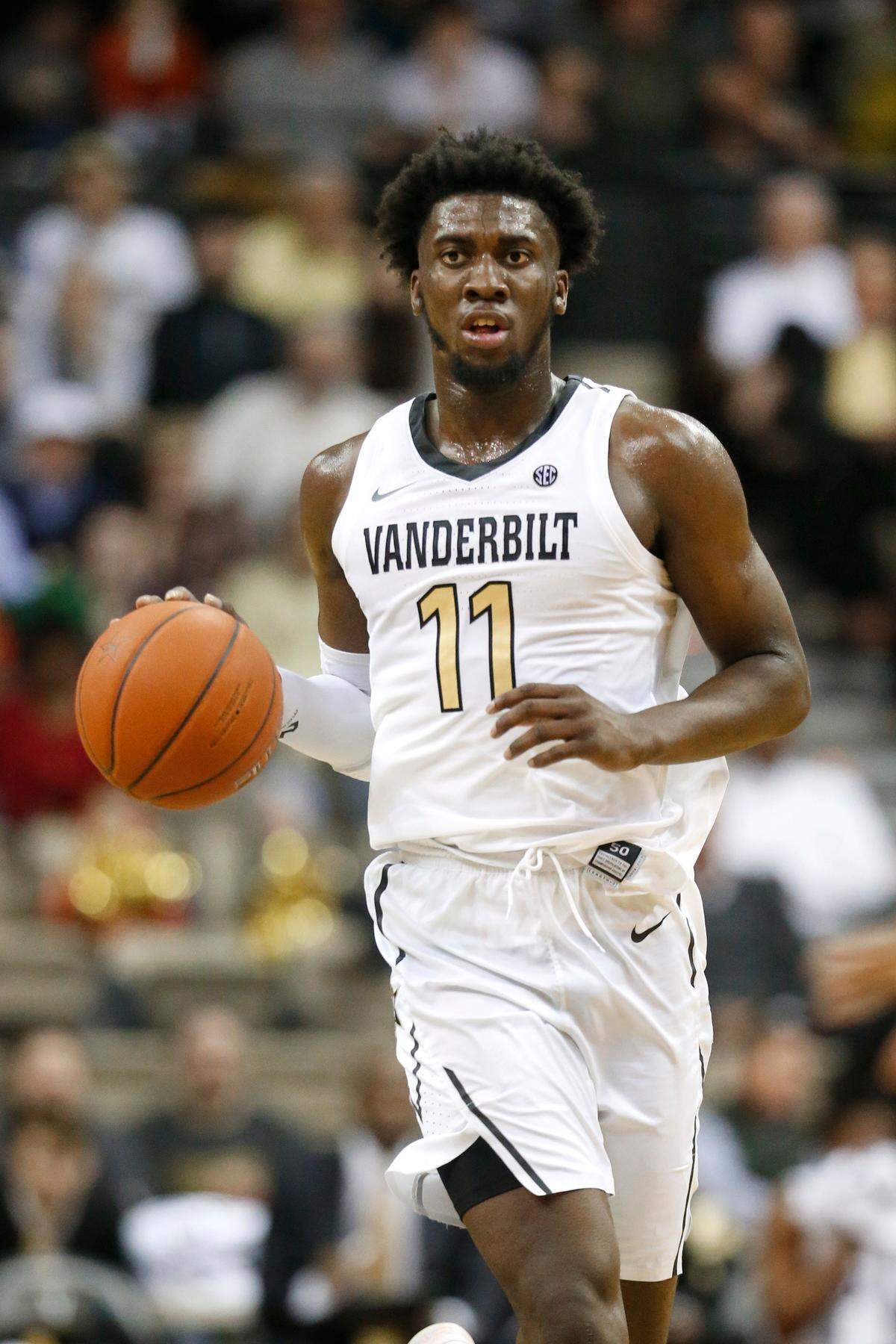 Vanderbilt forward Simisola Shittu is the SEC’s top freshman rebounder and among the top-scoring newcomers in the league.