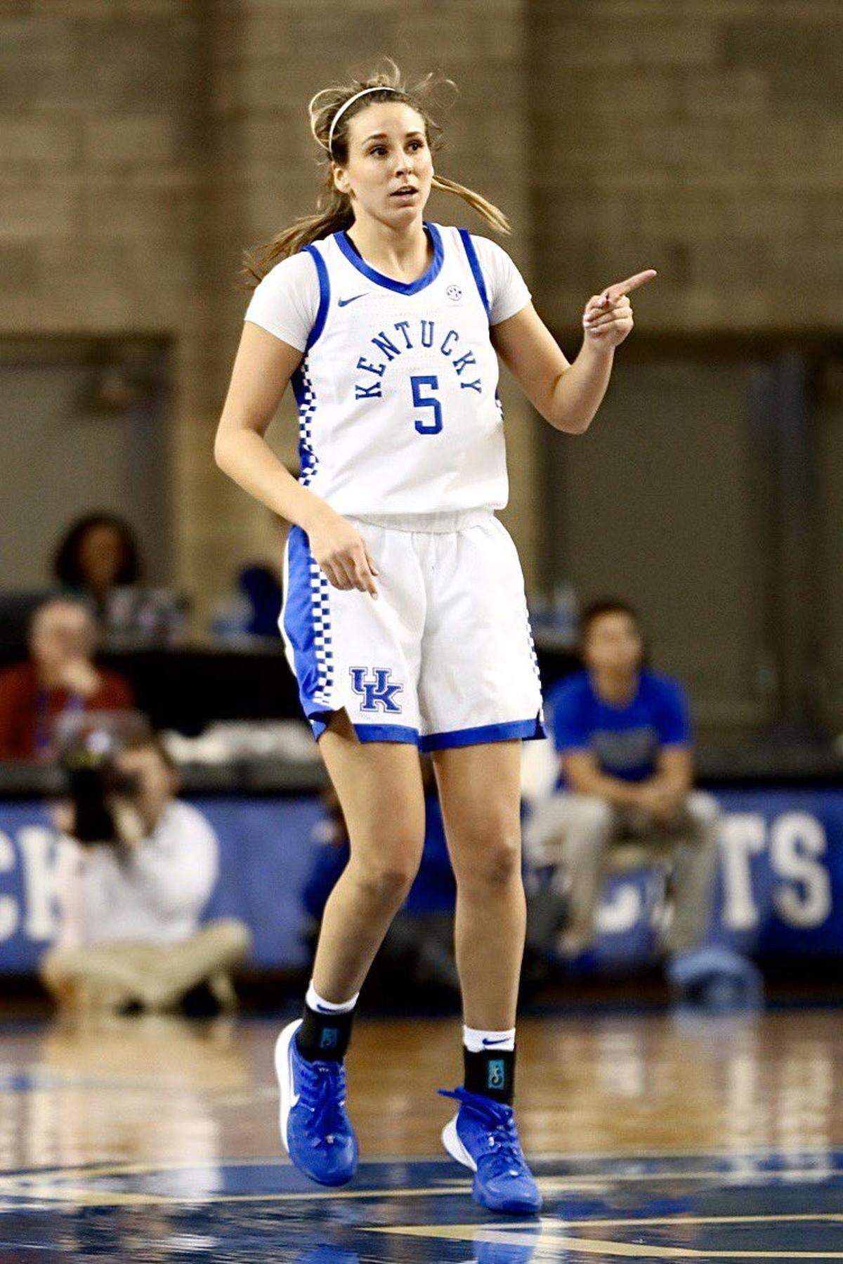 Kentucky sophomore Blair Green scored 13 points on 5-of-7 shooting during the Wildcats’ 76-54 victory over No. 12 Texas A&M in Memorial Coliseum on Thursday night.