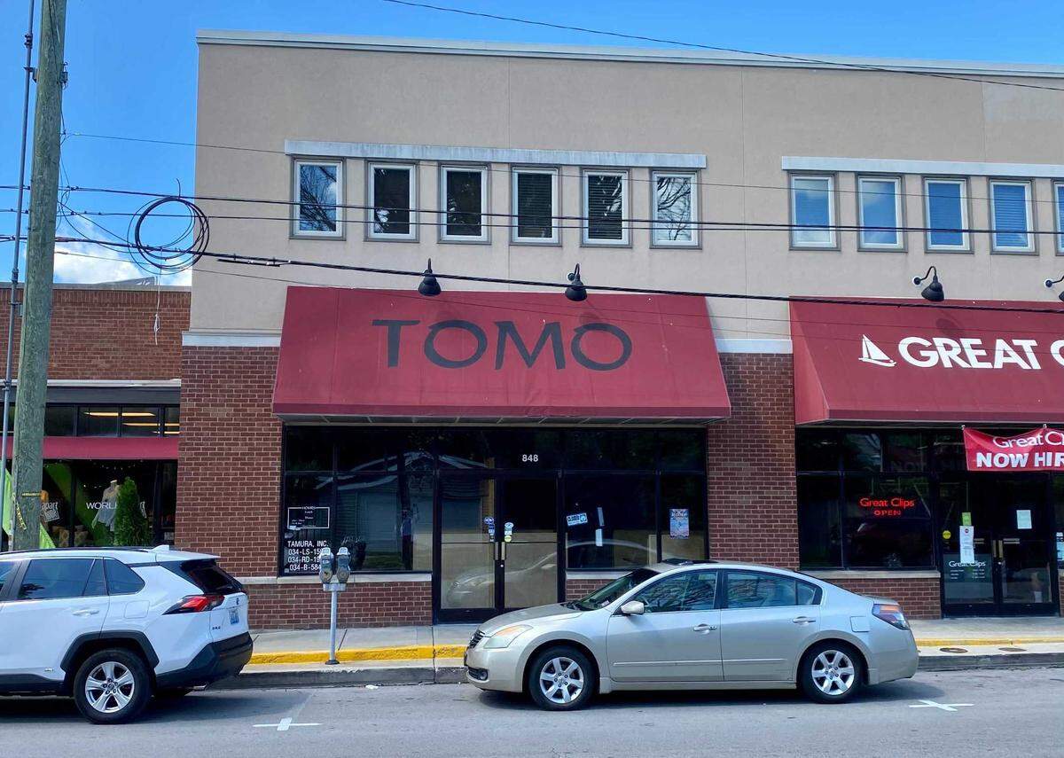 Tomo was one of the original tenants of the shopping center. The restaurant opened in 2001. It was Lexington’s first sushi-only Japanese restaurant.