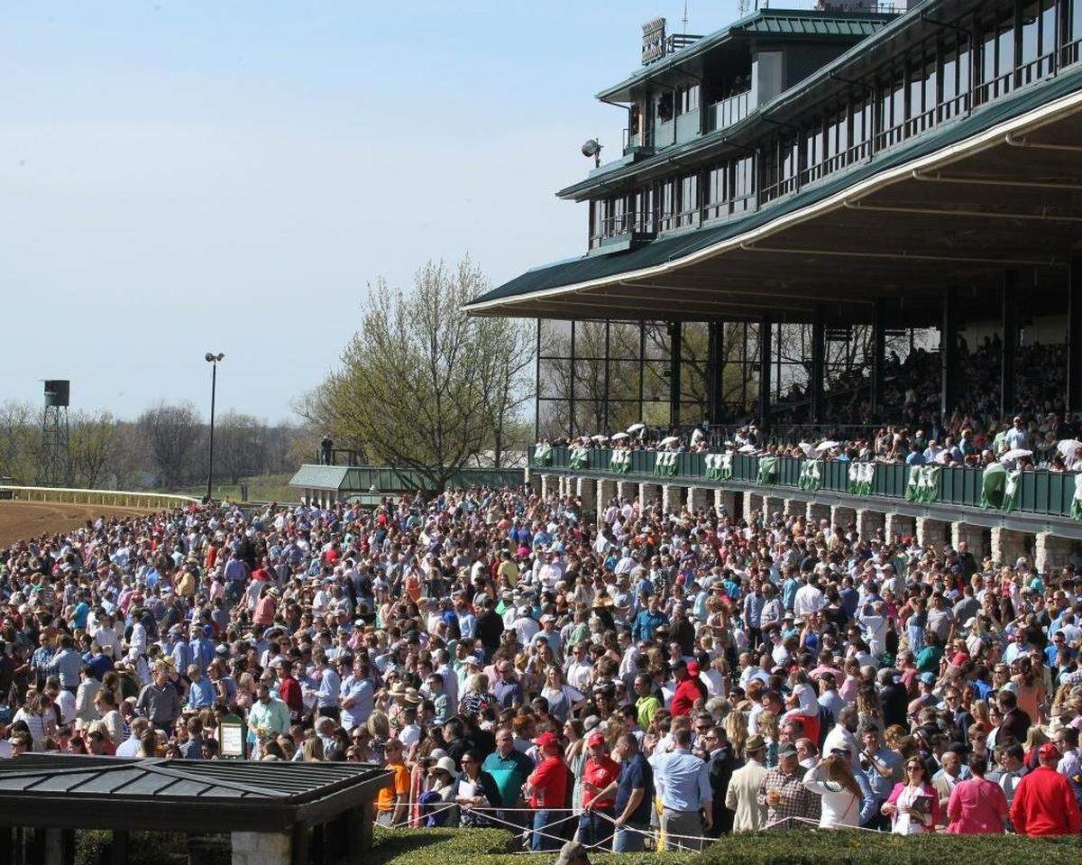 Keeneland’s planned renovation would free up space in the trackside grandstand while also creating new seating in a paddock chalet.