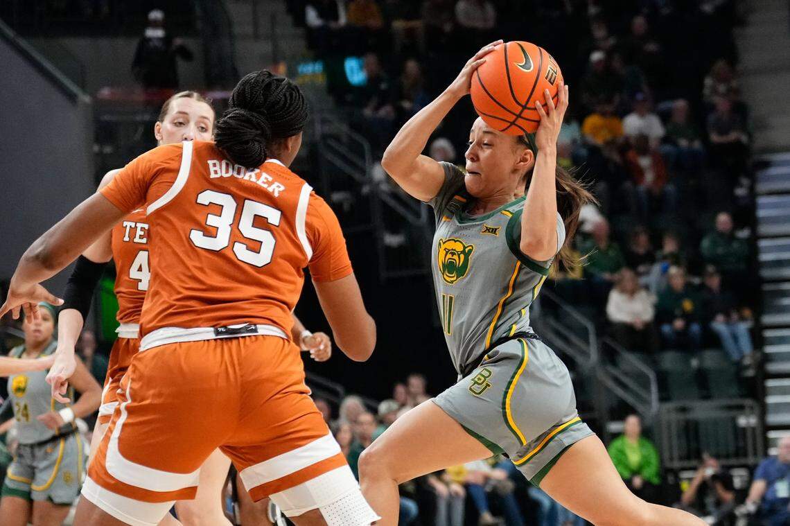 Jada Walker (11), a transfer from Kentucky, has started all 31 games for Baylor this season.