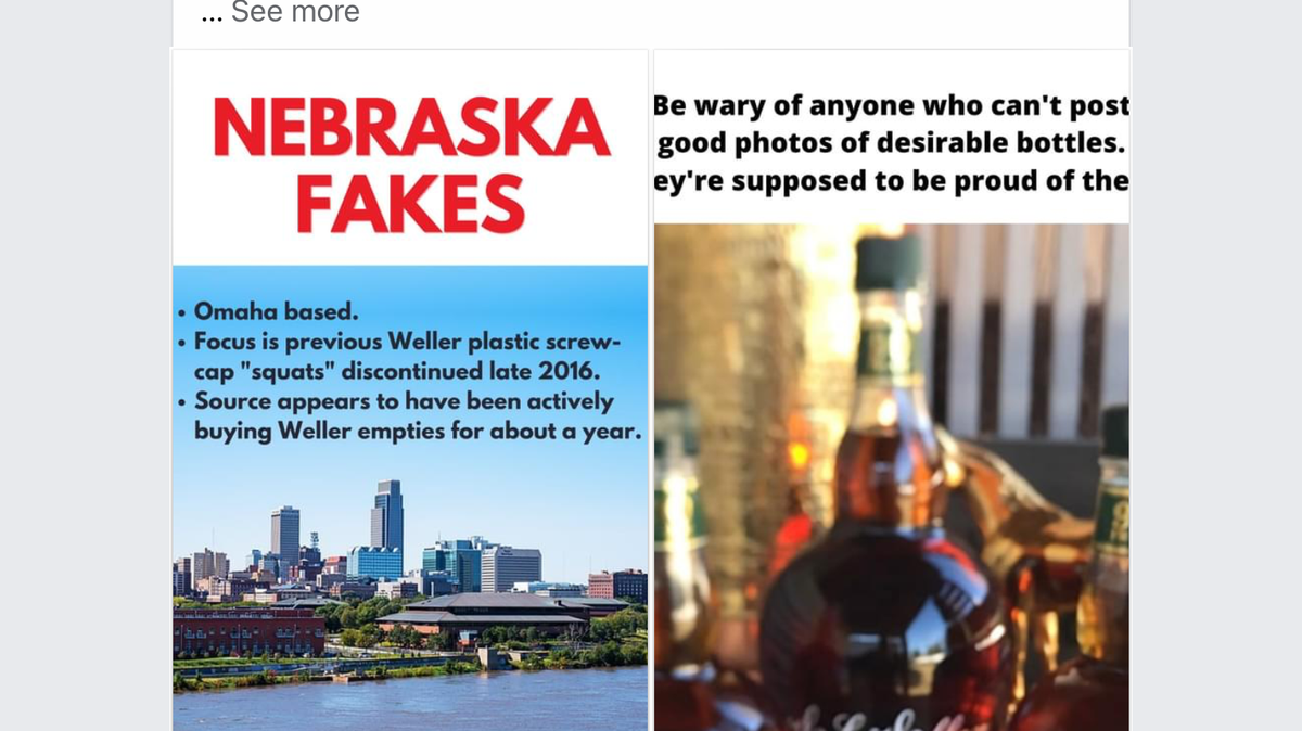 Whiskey collector and expert Adam Herz has a Facebook page that posts about fakes that he and his team have uncovered, with information on what to look for.