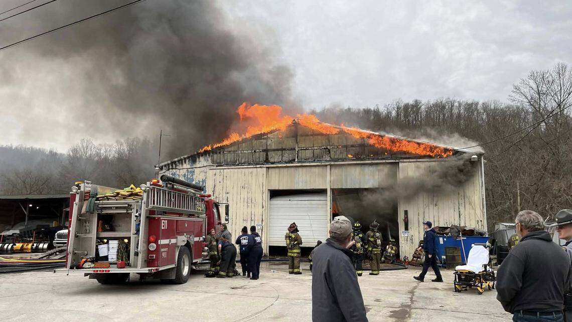 Firefighters use 67,000 gallons of water to extinguish KY garage fire