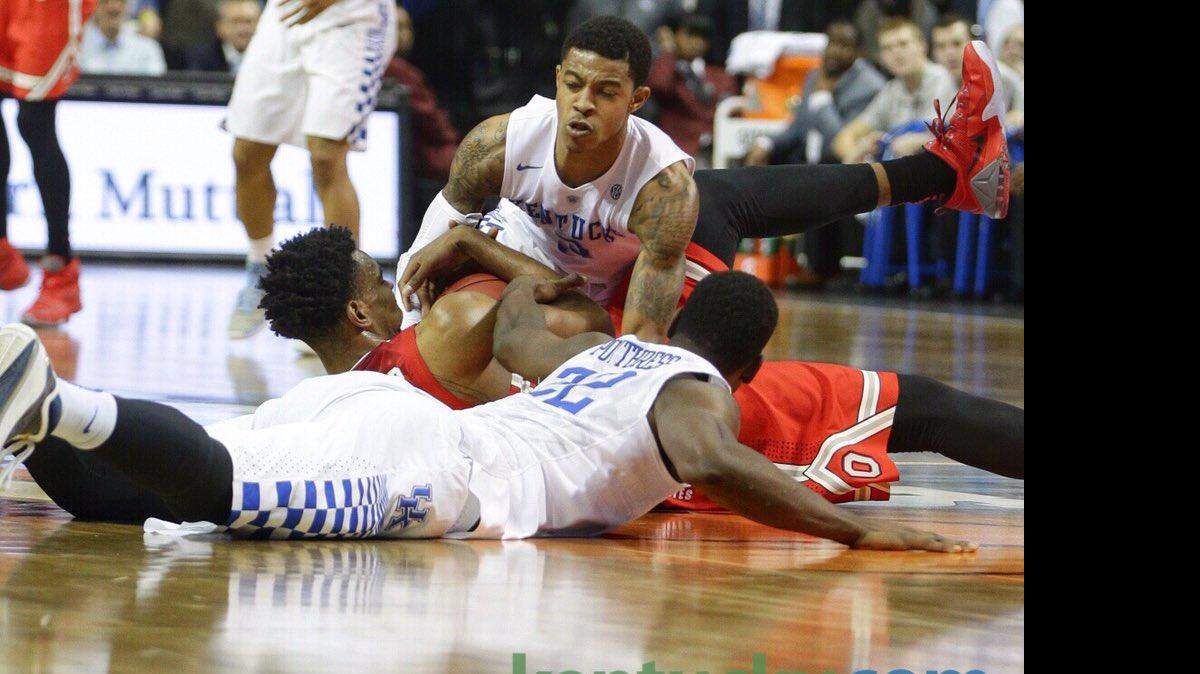 Action from UK-Ohio State on Dec. 19, 2015.