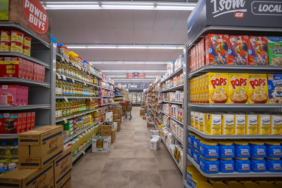 A soft opening for the Isom IGA is planned for Saturday and a ribbon cutting is scheduled for Wednesday, April 5.