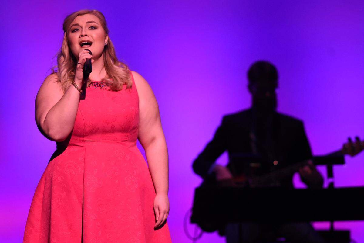 University of Kentucky sophomore Audrey Belle Adams sang Barbra Streisand’s “A Piece of Sky” during the The Lexington Theatre Company’s annual Concert with the Stars at the Lexington Opera House.