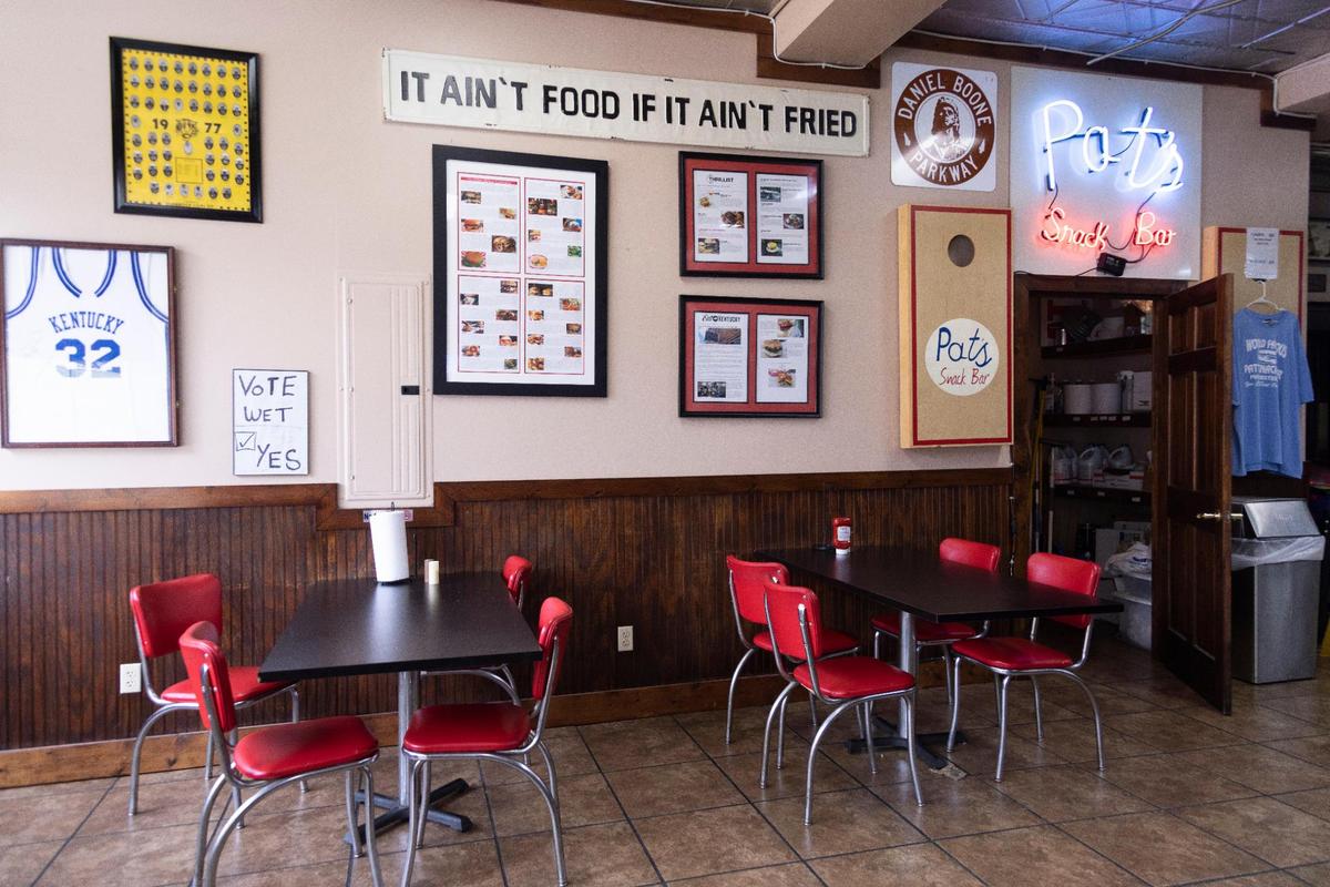 Pat’s Snack Bar has been open since 1949, 73 years, in Manchester, Ky., Friday, April 15, 2022.