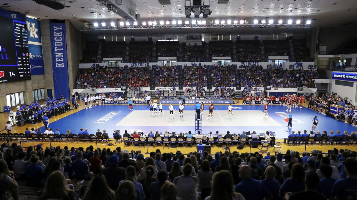 Kentucky volleyball faced Wisconsin on Friday night inside Memorial Coliseum, a matchup of the last two NCAA champions in the sport. More than 3,000 people watched Wisconsin defeat UK in straight sets.
