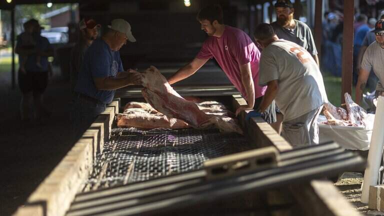 What does it take to make Fancy Farm barbecue? Preparations start early