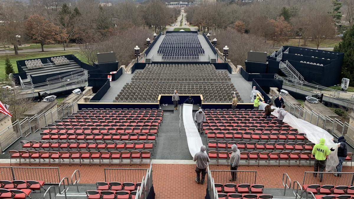A Sunday photo from the steps of the Capitol.
