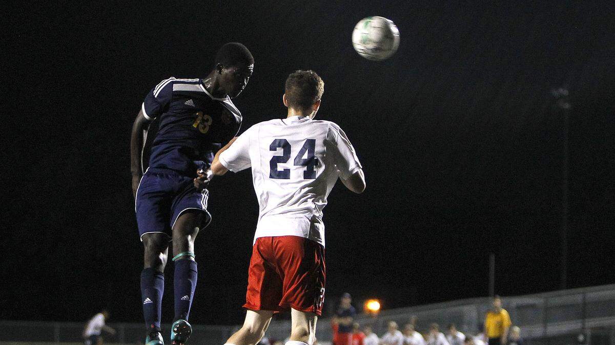 Bryan Station’s boys’ soccer team is on track for its first winning season since 2012 and has a chance to make the 11th Region tournament for the first time in its history. “There are a lot of players that have been put into our hearts to make us get here,” said senior Eddy Irumva, left.