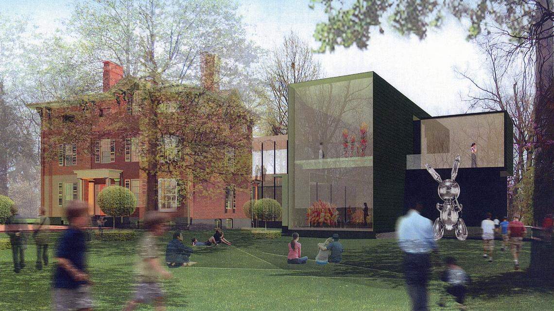 This artist's rendition shows the planned addition to the Living Arts and Science Center at Martin Luther King Jr. Boulevard and East Fourth Street. The addition is being designed by the Louisville-based firm De Leon & Primmer Architecture Workshop. Fund-raising is expected to be completed by mid-2013.  