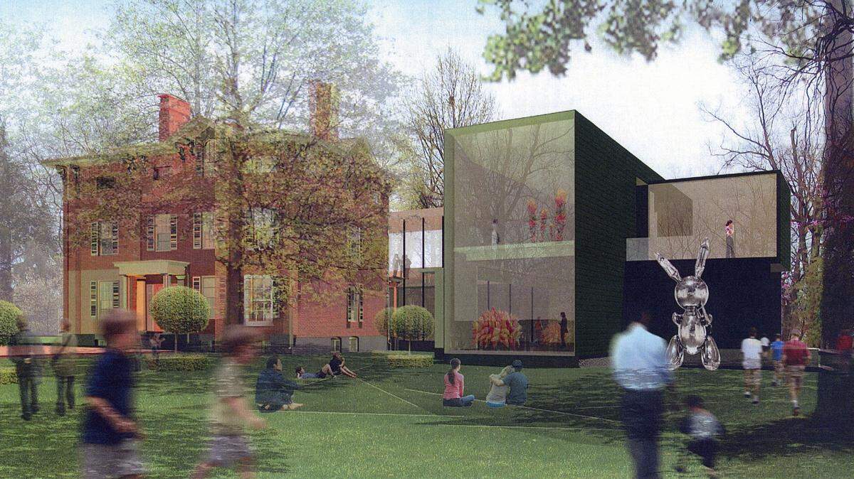 This artist's rendition shows the planned addition to the Living Arts and Science Center at Martin Luther King Jr. Boulevard and East Fourth Street. The addition is being designed by the Louisville-based firm De Leon & Primmer Architecture Workshop. Fund-raising is expected to be completed by mid-2013.  