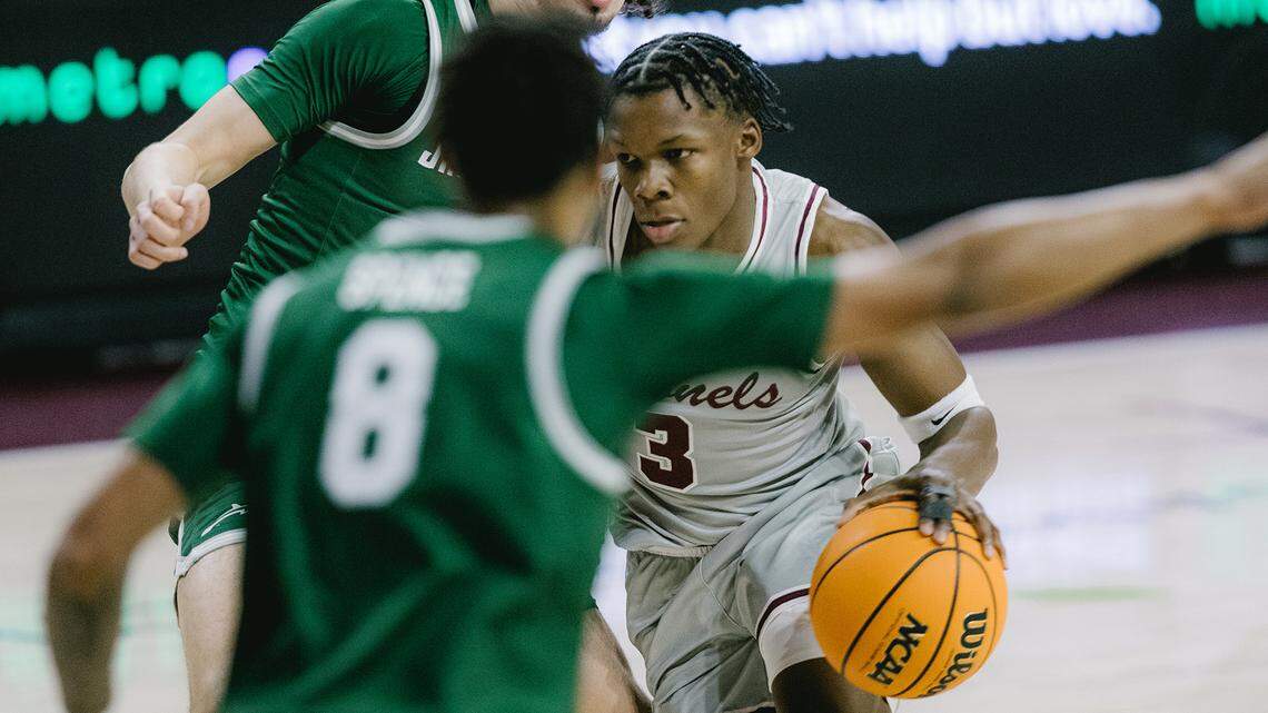 George Kimble III, an EKU sophomore, began his college career at Eckerd College, an NCAA Division II school in Florida.
