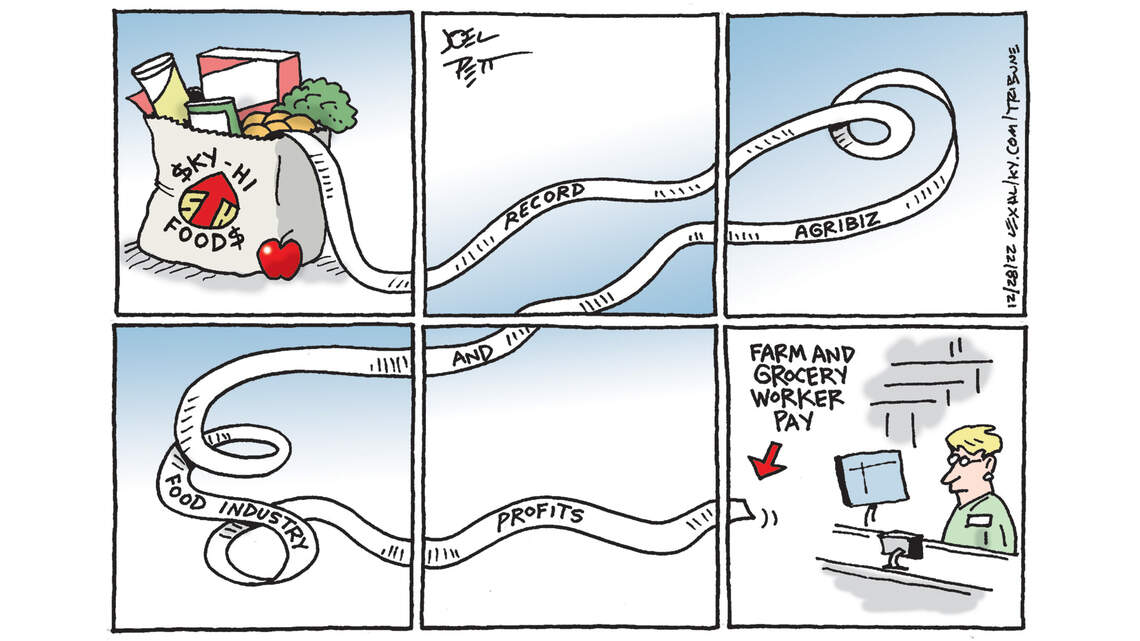 Joel Pett: Tale of the tape on high food prices