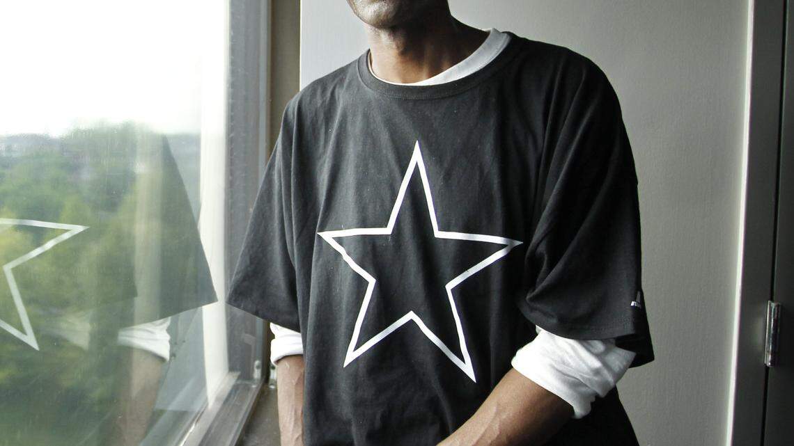 Former UK player Dwight Anderson at the Herald-Leader in Lexington, Ky., on May 2, 2013. Photo by Pablo Alcala | Staff