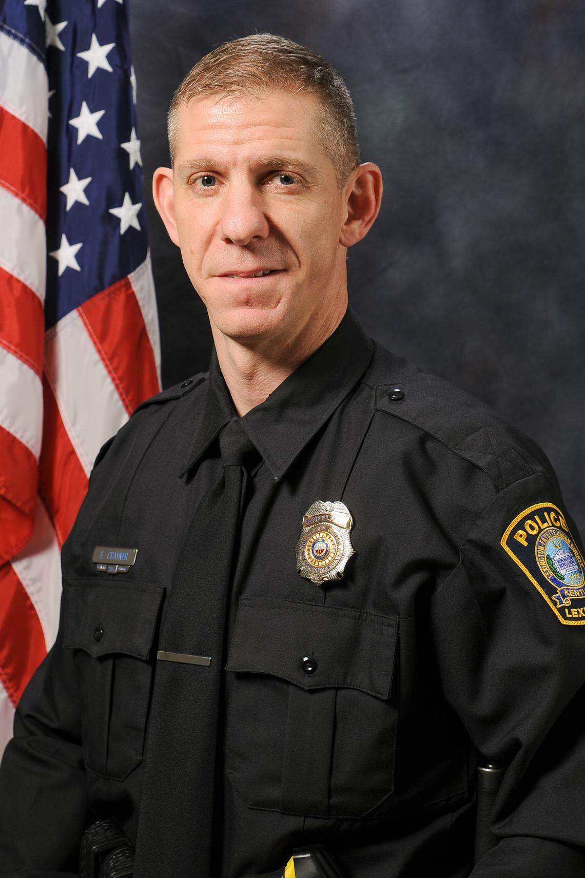 Officer Eric Crayner was named 2018 Police Officer of the Year.