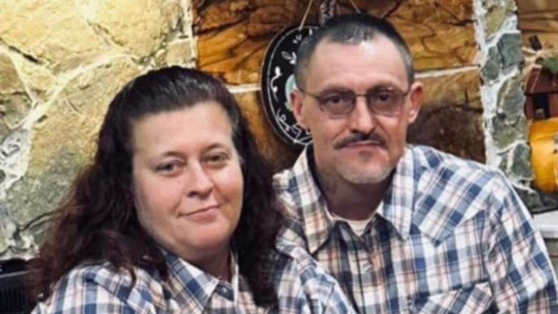 Ronnie Hill, right, died in the Washington County tornado Friday. He is credited with saving the life of his fiance, Tonya Orberson, left.