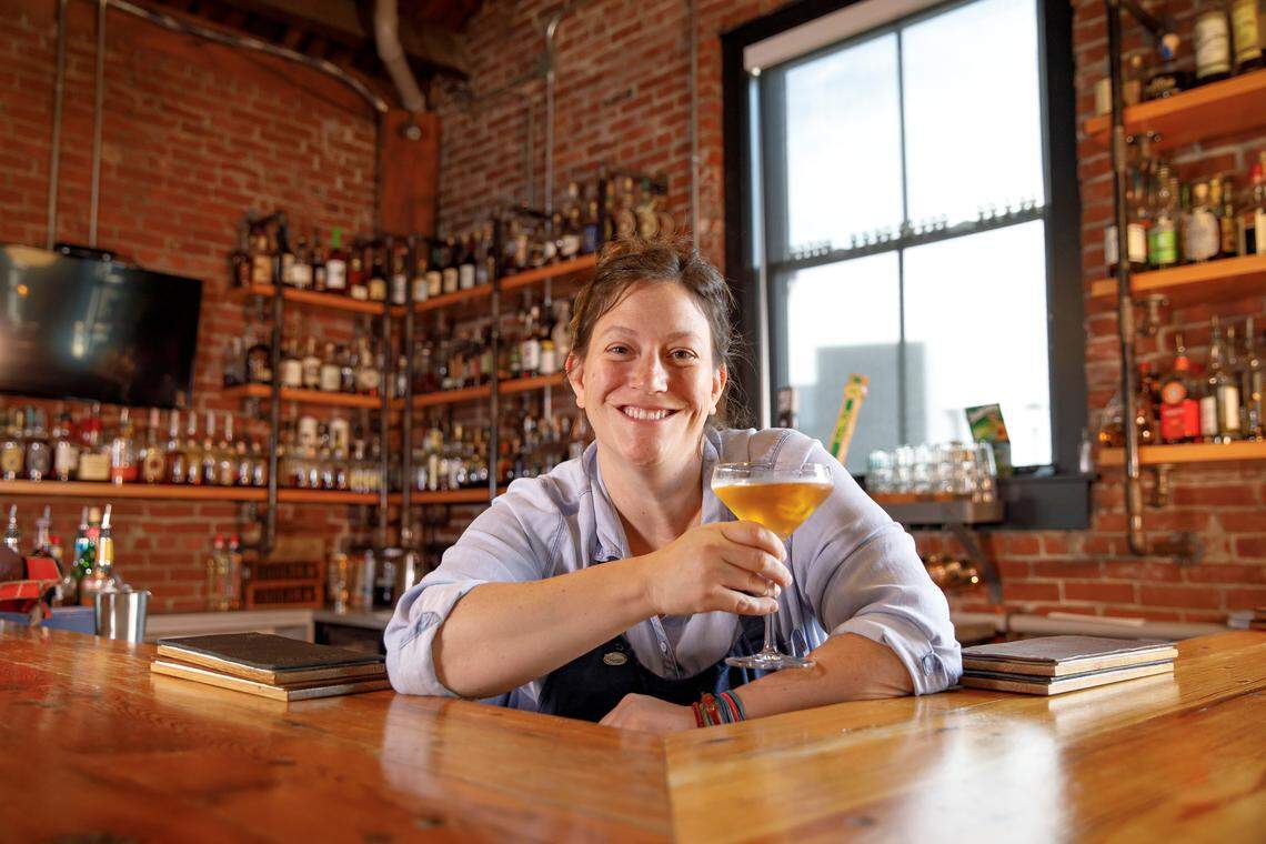 Sara Bradley, chef/owner of the Freight House restaurant.