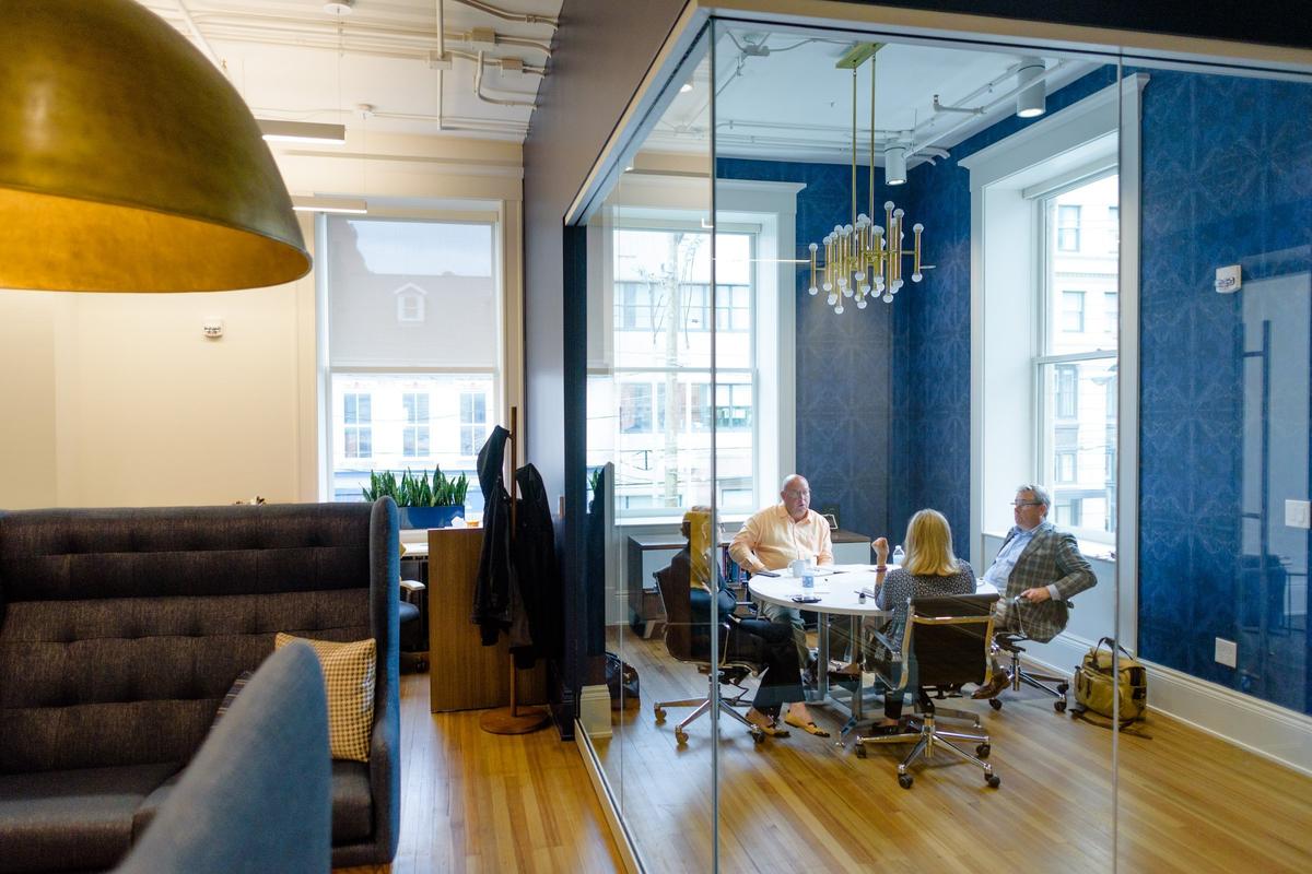 VisitLex’s new office space on the second floor of the renovated former Fayette County courthouse on Main Street. VisitLex moved into its offices in late April. It’s visitors center on the ground floor opened June 1.