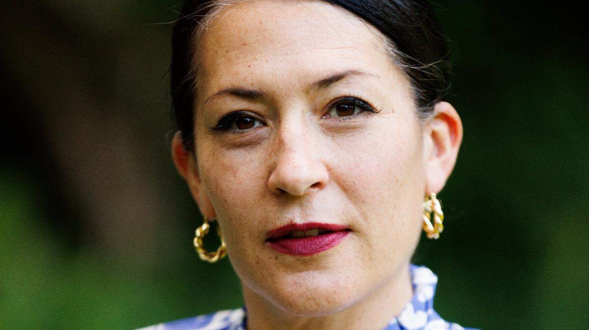 Ada Limon poses for a portrait on Monday, May 16, 2022, at Limon’s house in Lexington, Kentucky.