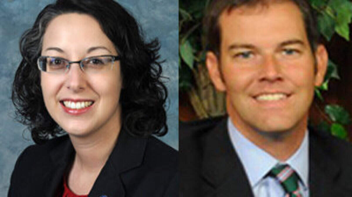 Sara Beth Gregory, left, and George Maxwell "Max" Wise