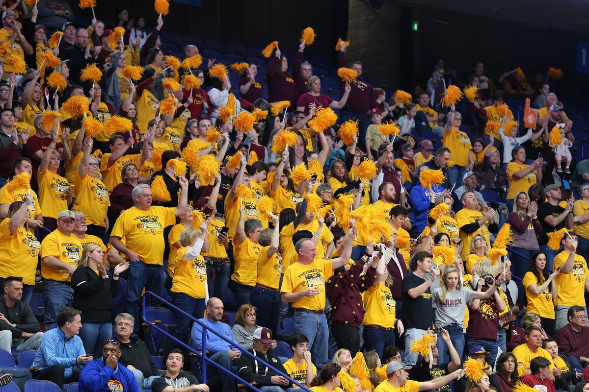 Barren County was represented by a massive fan presence for its opening Sweet Sixteen game on Thursday.