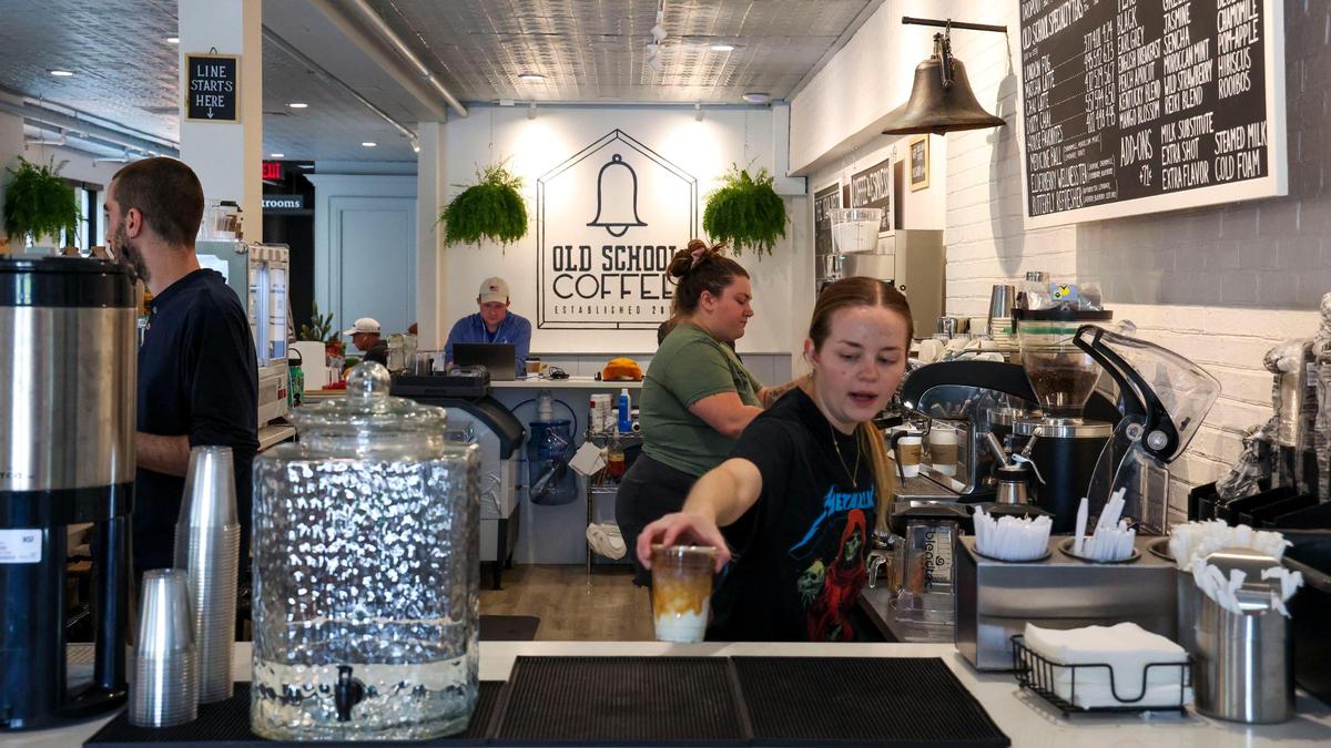 Owner Rhett Constantine said a big part of the local coffee shops’ success has been a dedicated, long-serving staff. Photographed Thursday, May 23, 2025 in Lexington, Ky.
