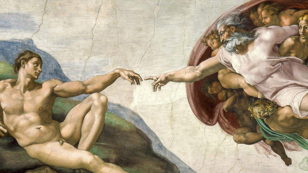 The image of God as the father of us all is an enduring one throughout the ages, writes Paul Prather. Pictured, "The Creation of Adam" by Michaelangelo.