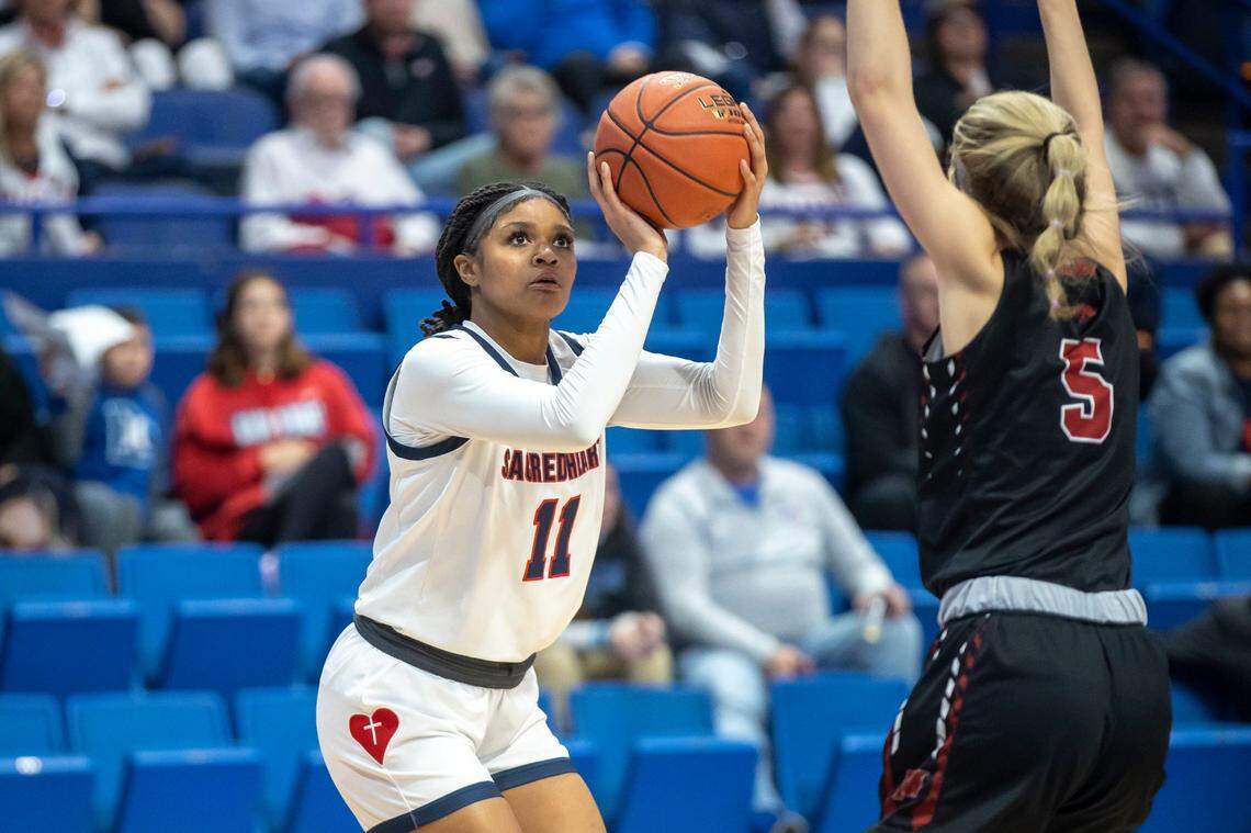 Sacred Heart girls basketball star ZaKiyah Johnson finished 11th in voting for the 2024 Lexington Herald-Leader Kentucky Sports Figure of the Year Award.
