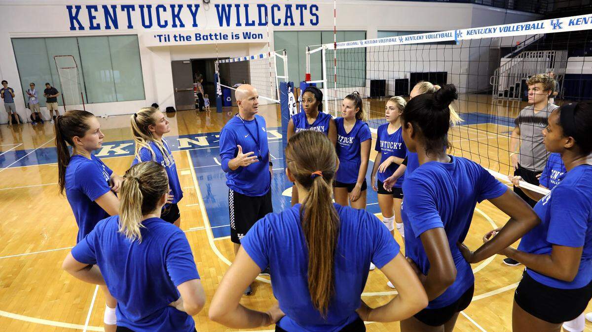 Coach Craig Skinner’s UK volleyball team is off to a 4-4 start. The Wildcats are ranked 20th in the nation in the coaches’ poll.