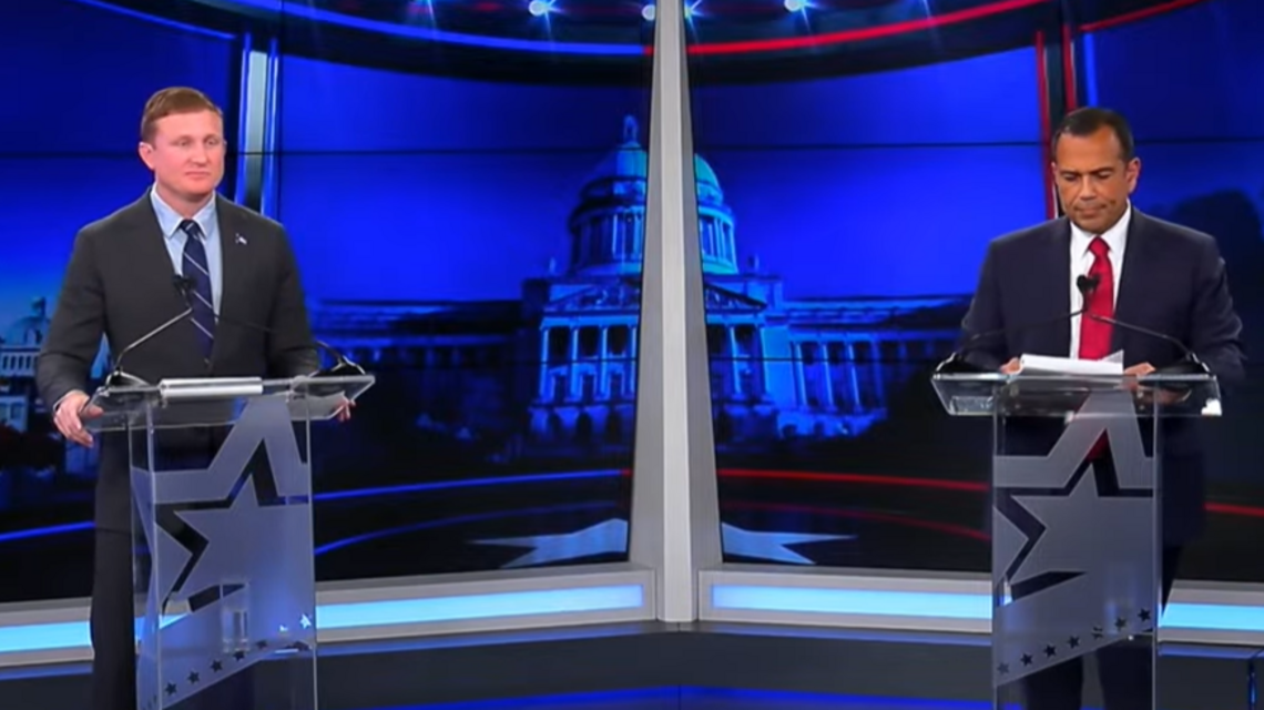 Alvarado distances himself from Trump on Iran war, tariffs in KY House debate with Dembo