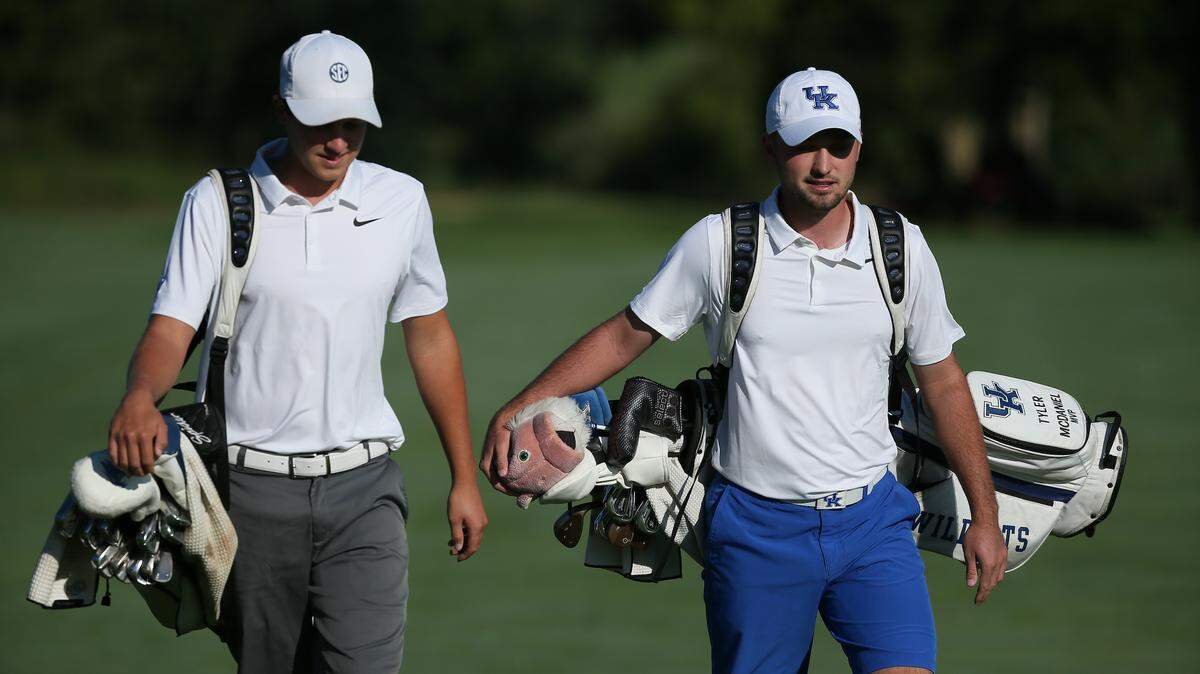 Cooper Musselman, left, and Chip McDaniel both earned sponsor exemptions to play in the PGA Tour’s Barbasol Championship.
