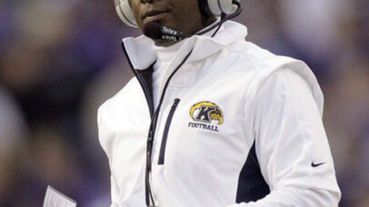 Coach Darrell Hazell finished 5-7 in his first season at Kent State. The Golden Flashes finished strong, winning four straight before losing their last game to Temple.