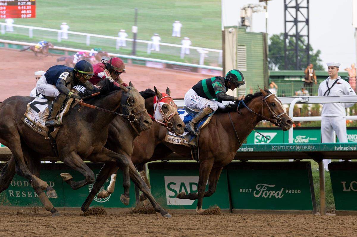 Kentucky Derby winner Mystik Dan, with jockey Brian Hernandez again riding, will seek to add the second leg of the 2024 Triple Crown Saturday in the 149th running of the Preakness Stakes at Pimlico Race Course in Baltimore.