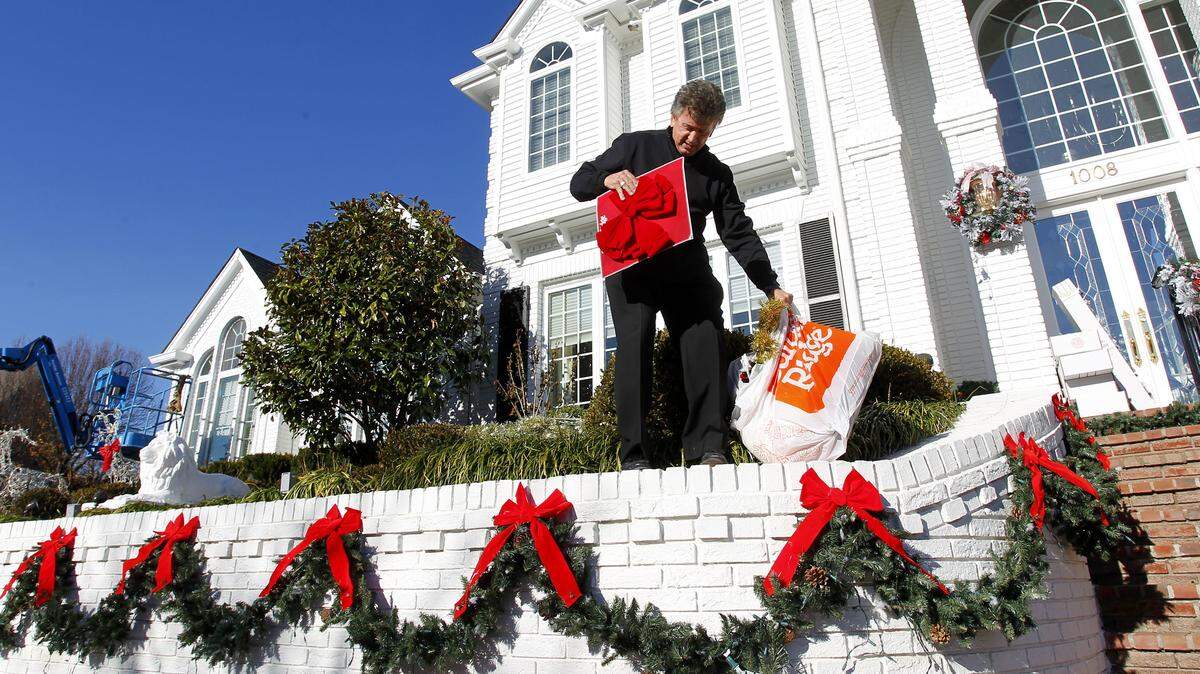 Ron Turner said the Christmas display at his home on Chinoe Road will return this year, now that he and his wife have returned to the house.