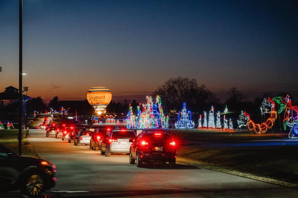 Festival officials say long lines at Southern Lights can happen and have gone up to 3 hours to get through the light display.