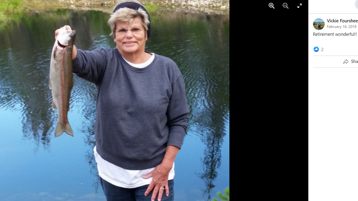 Kentucky couple Vickie Forshee and her husband, John Fourshee, drowned in a fishing accident in Idaho. On Facebook, Forshee showed her love of fishing and retirement.