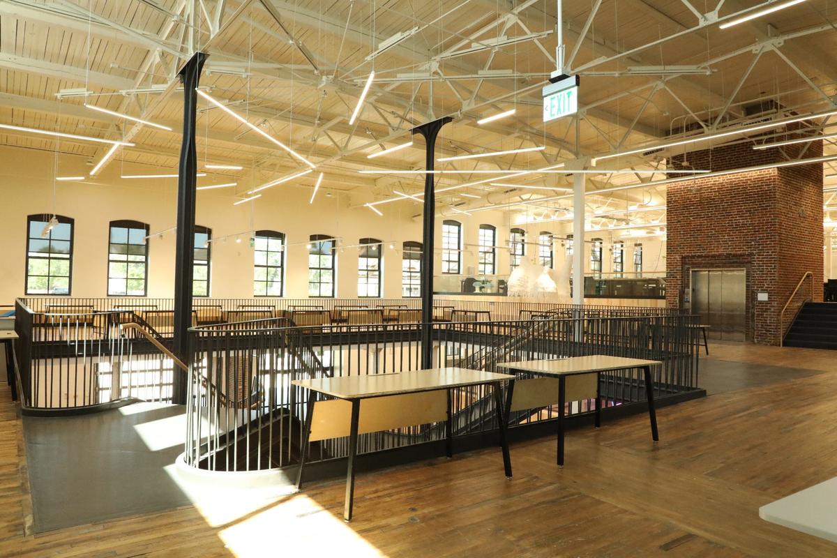 The second floor of the historic Gray Design Building on August 9, 2024.