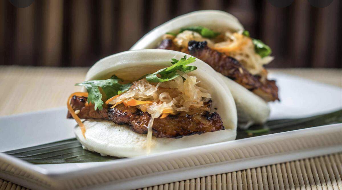 Zundo’s pub menu includes izakaya style appetizers including pork belly or chashu bun, chicken bun and more options.