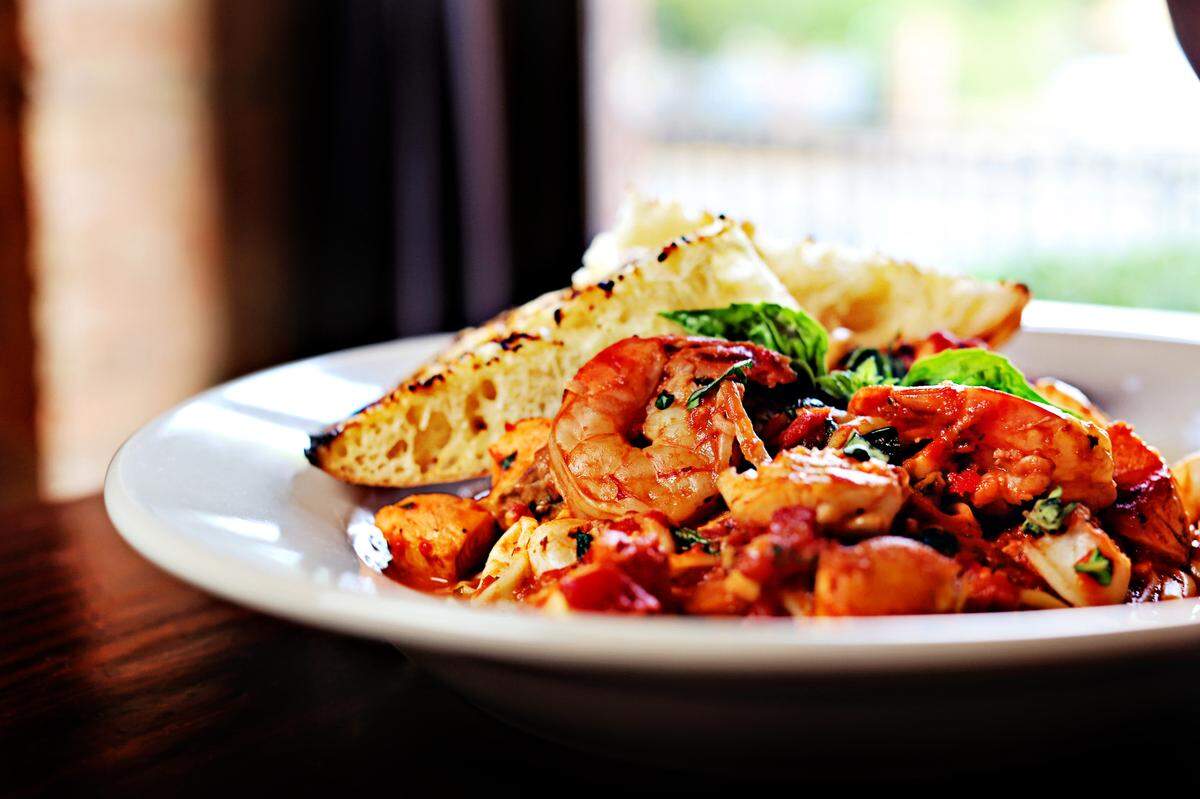 The Bistro in Bowling Green has shrimp and grits with Brussels sprouts, shallots, bacon and smoked jalapeno butter on the menu.