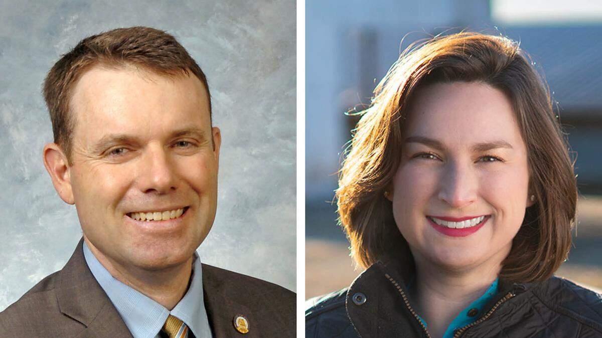 Stephen West, left, Molly Gene Crain, right