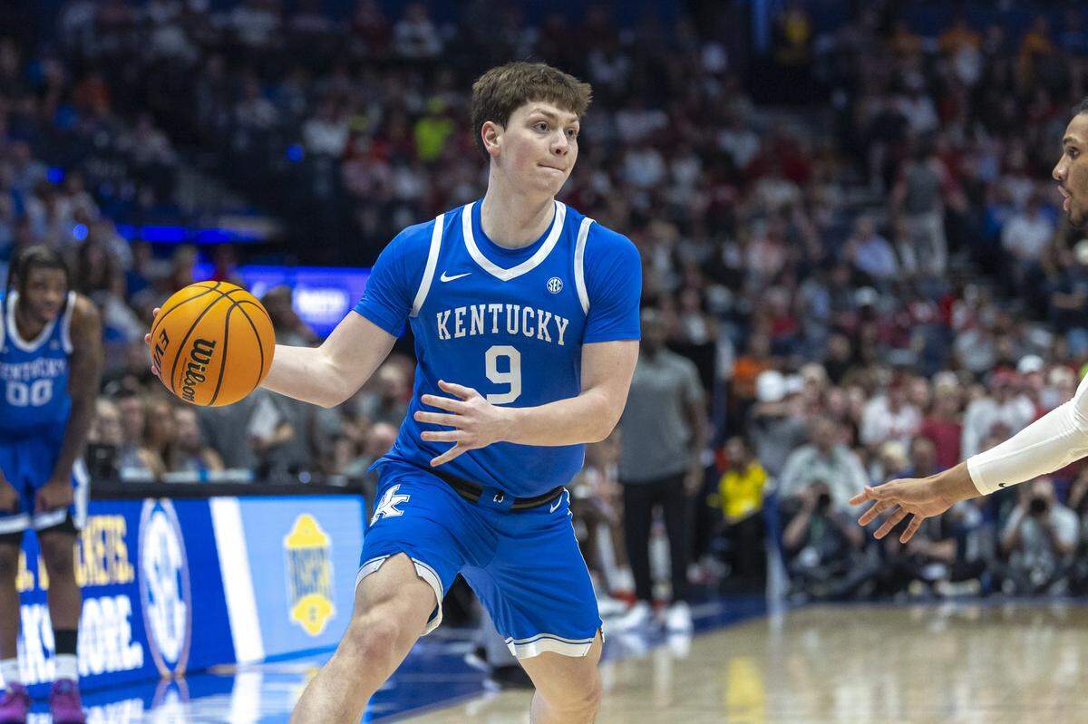 Kentucky freshman forward Trent Noah has averaged 3.3 points and 14.0 minutes in the Wildcats’ last four games.