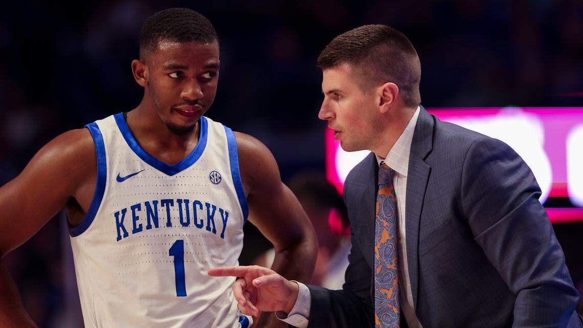 Checking in with the architect of Kentucky’s offense. ‘Nowhere close to where we can be.’