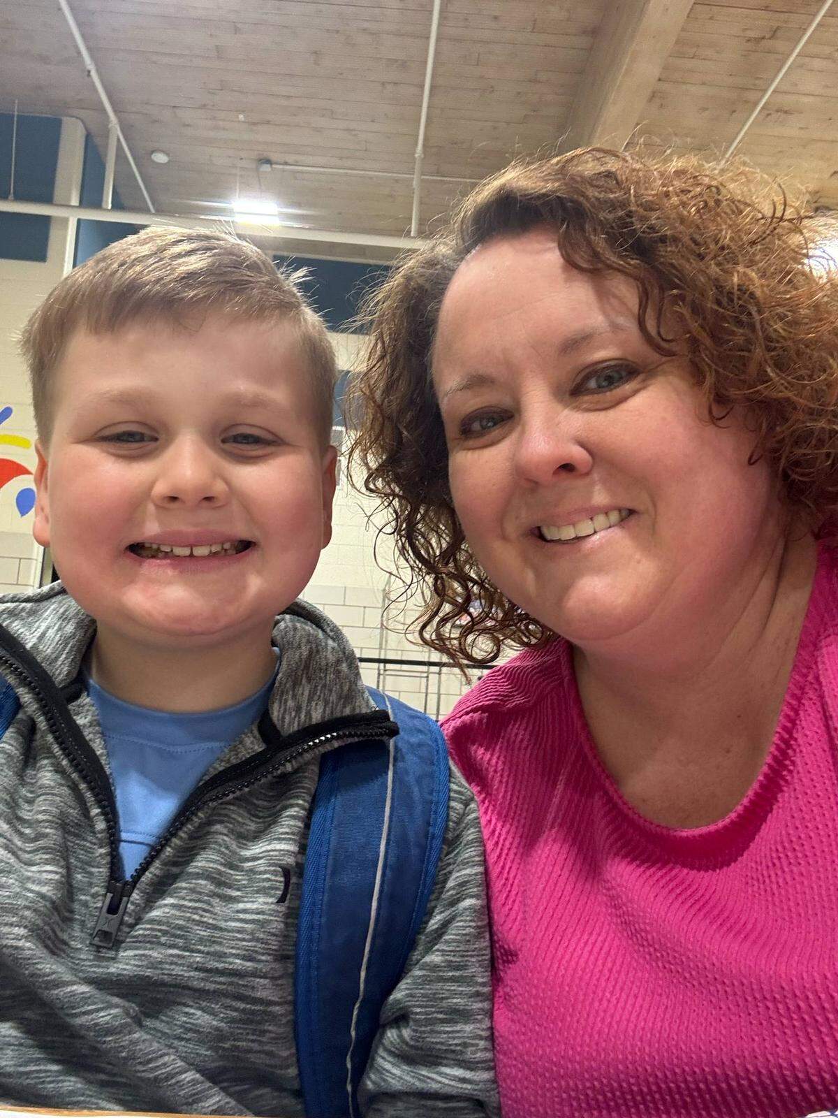 Holly LaFavers and her son Liam